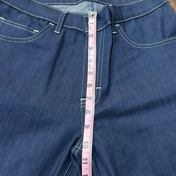 NWOT Blue Delta Dark Wash Raw Denim Jeans - Picture 9 of 12